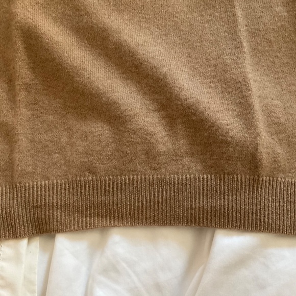 Cashmere by Charter Club Women’s Tan sleeveless Cardigan Size XL - Picture 2 of 4